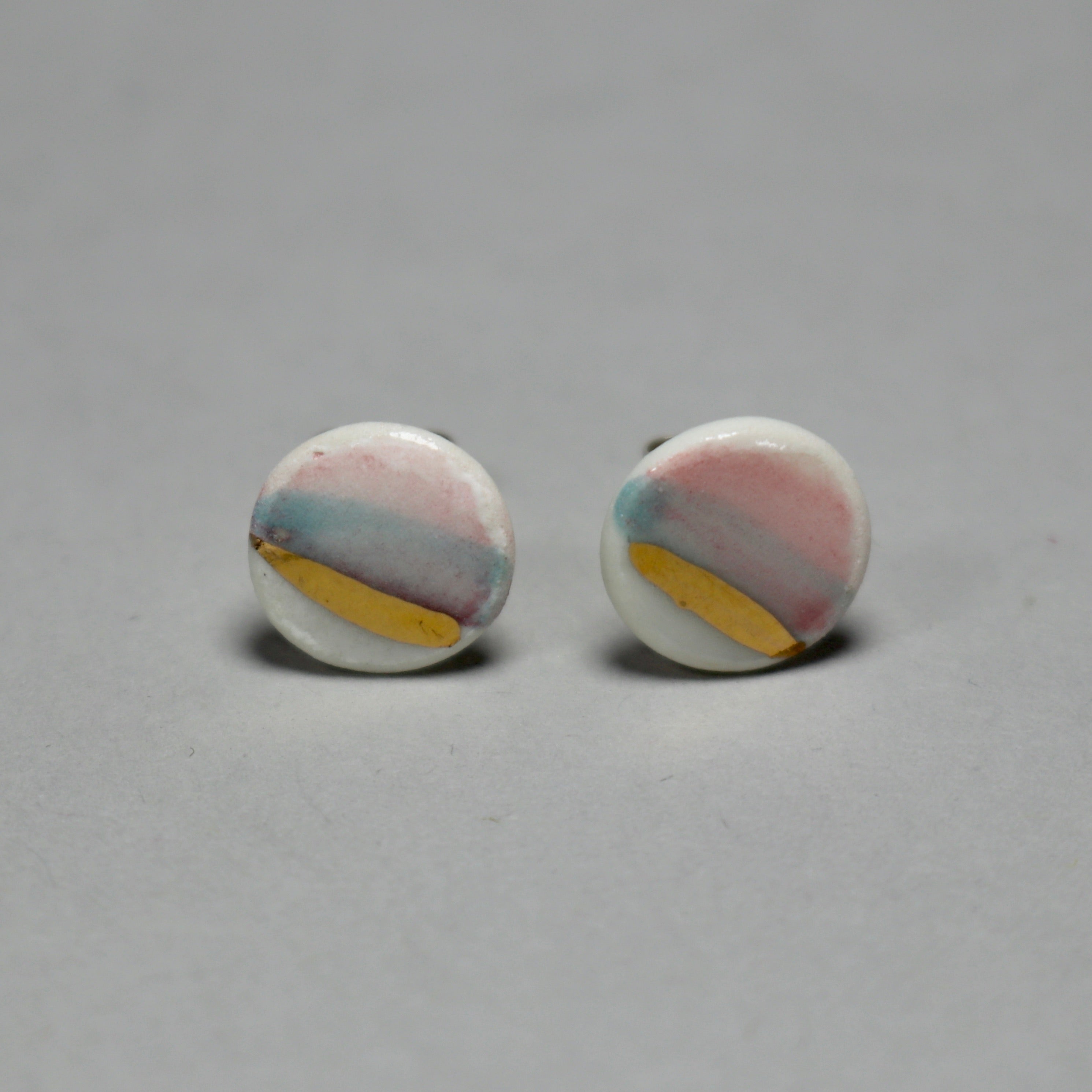 Pink haze earrings
