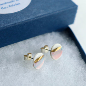 Pink haze earrings